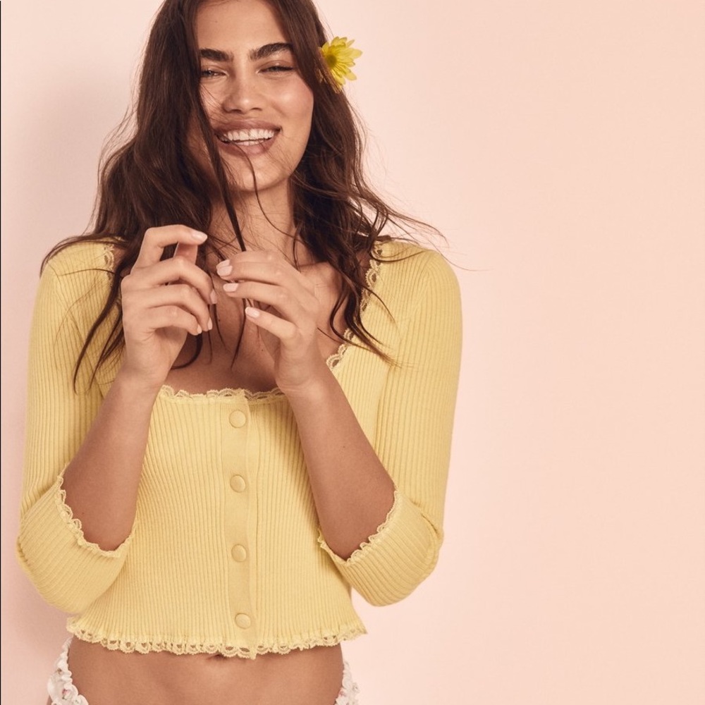 For Love & Lemons Jodie Cardigan